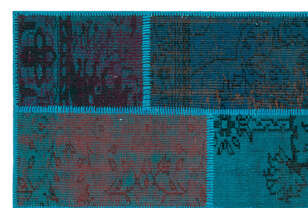 Apex Patchwork Unique Turkuaz 26659 120 cm X 180 cm (5)