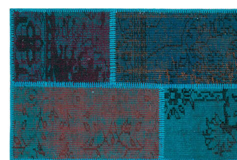 Apex Patchwork Unique Turkuaz 26659 120 cm X 180 cm - 5