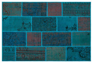 Apex Patchwork Unique Turkuaz 26694 120 cm X 180 cm (1)