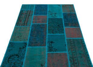 Apex Patchwork Unique Turkuaz 26694 120 cm X 180 cm (3)