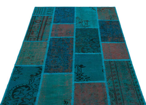 Apex Patchwork Unique Turkuaz 26694 120 cm X 180 cm - 3