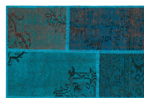 Apex Patchwork Unique Turkuaz 26694 120 cm X 180 cm - 5
