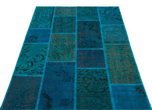 Apex Patchwork Unique Turkuaz 26697 120 cm X 180 cm (3)