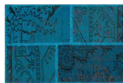 Apex Patchwork Unique Turkuaz 26697 120 cm X 180 cm - 5