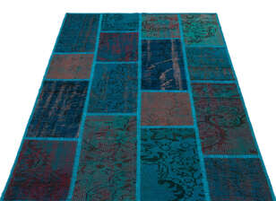 Apex Patchwork Unique Turkuaz 26723 120 cm X 180 cm (3)