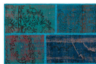 Apex Patchwork Unique Turkuaz 26723 120 cm X 180 cm (5)