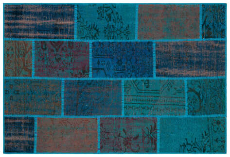 Apex Patchwork Unique Turkuaz 33147 120 cm X 180 cm - 1