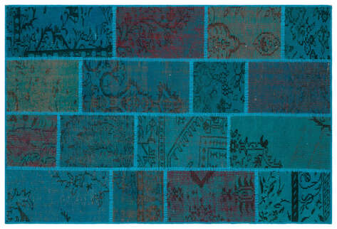 Apex Patchwork Unique Turkuaz 33148 120 cm X 180 cm - 1