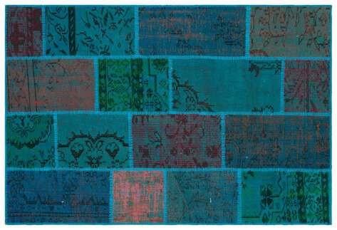 Apex Patchwork Unique Turkuaz 33149 120 cm X 180 cm - 1