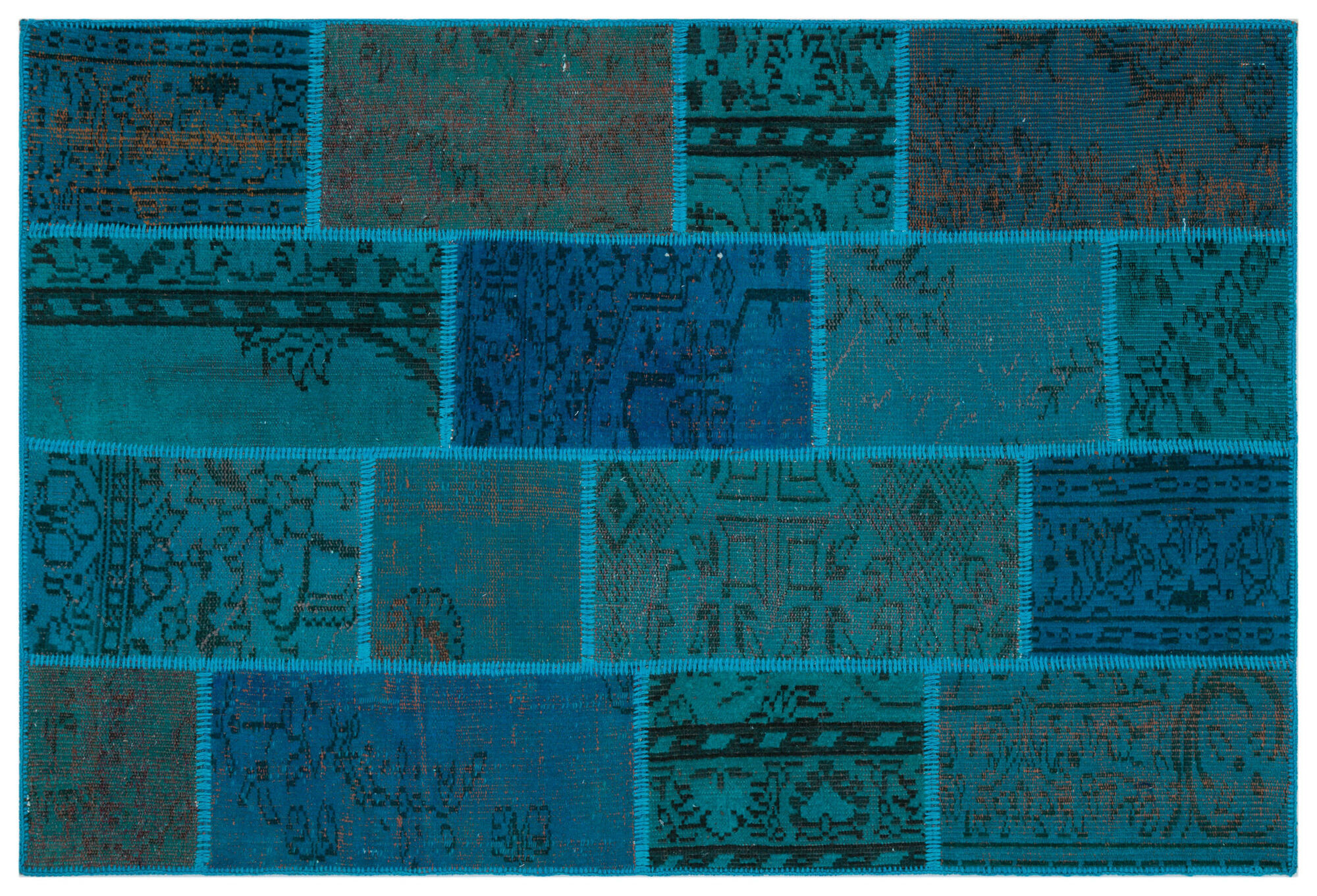 Apex Patchwork Unique Turkuaz 33160 120 cm X 178 cm