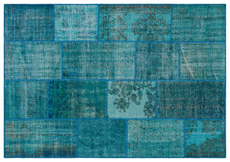 Apex Patchwork Unique Turkuaz 33288 160 cm X 230 cm - 1