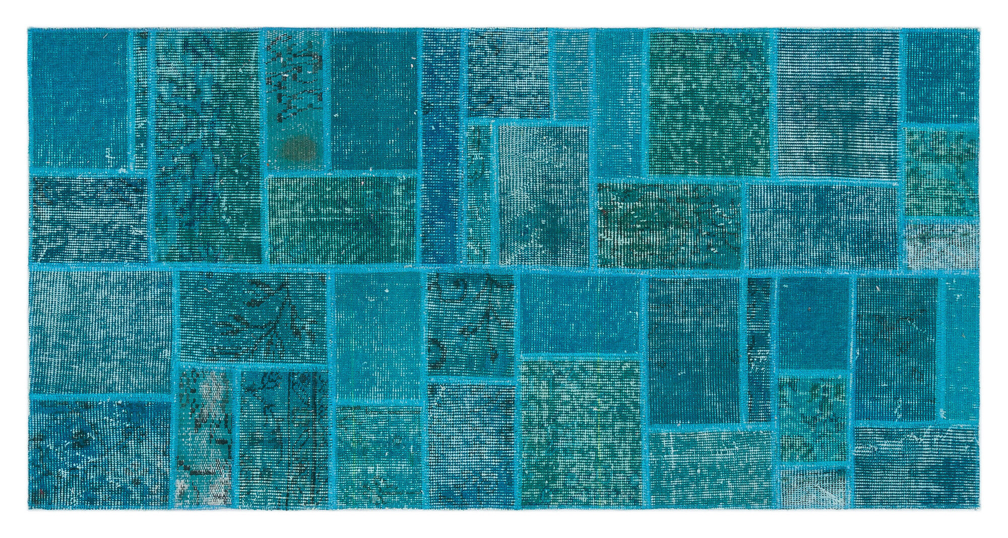 Apex Patchwork Unique Turkuaz 33834 079 cm X 155 cm