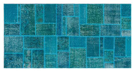 Apex Patchwork Unique Turkuaz 33834 079 cm X 155 cm - 1