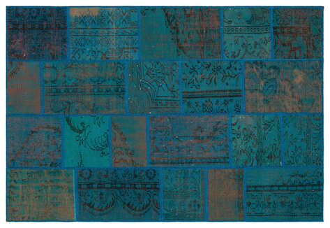 Apex Patchwork Unique Turkuaz 33865 160 cm X 233 cm - 1