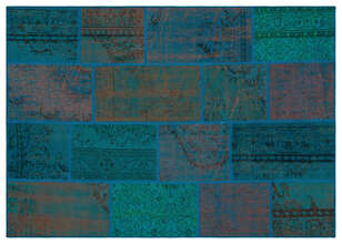 Apex Patchwork Unique Turkuaz 33871 160 cm X 230 cm (1)