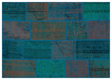 Apex Patchwork Unique Turkuaz 33871 160 cm X 230 cm - 1