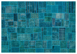 Apex Patchwork Unique Turkuaz 33887 160 cm X 230 cm (1)