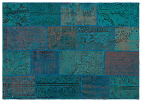 Apex Patchwork Unique Turkuaz 33888 160 cm X 230 cm - 1