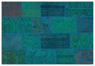 Apex Patchwork Unique Turkuaz 33891 160 cm X 230 cm (1)