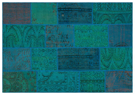 Apex Patchwork Unique Turkuaz 33891 160 cm X 230 cm - 1