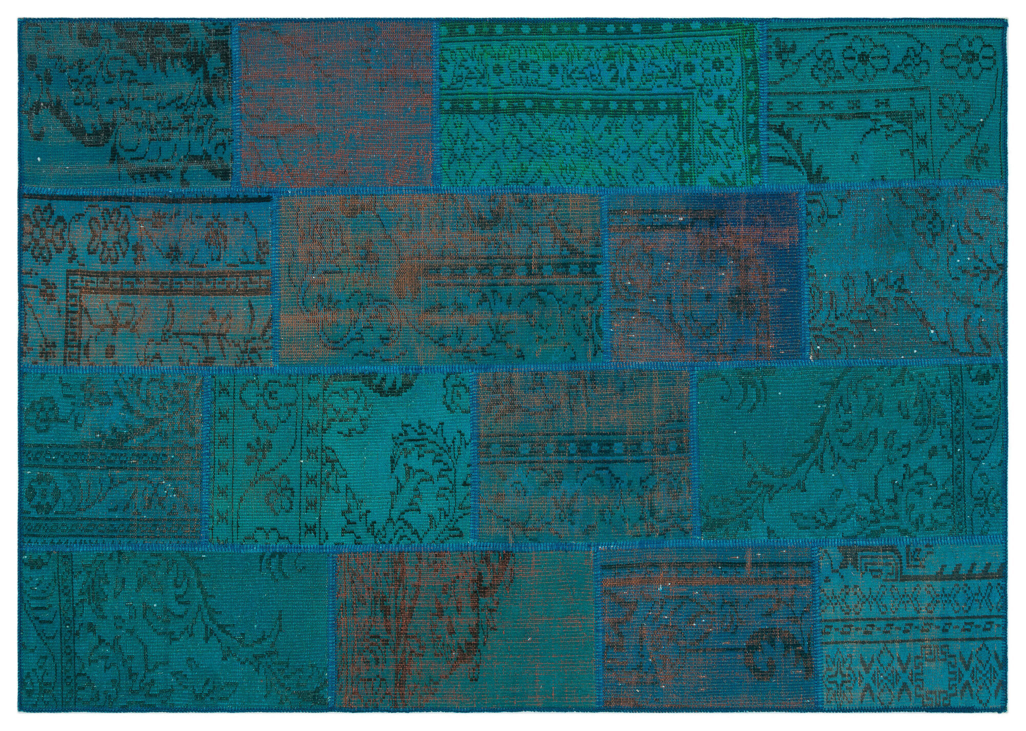 Apex Patchwork Unique Turkuaz 33893 160 cm X 230 cm