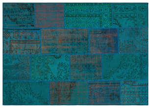 Apex Patchwork Unique Turkuaz 33893 160 cm X 230 cm - 1