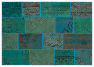 Apex Patchwork Unique Turkuaz 33916 160 cm X 230 cm (1)