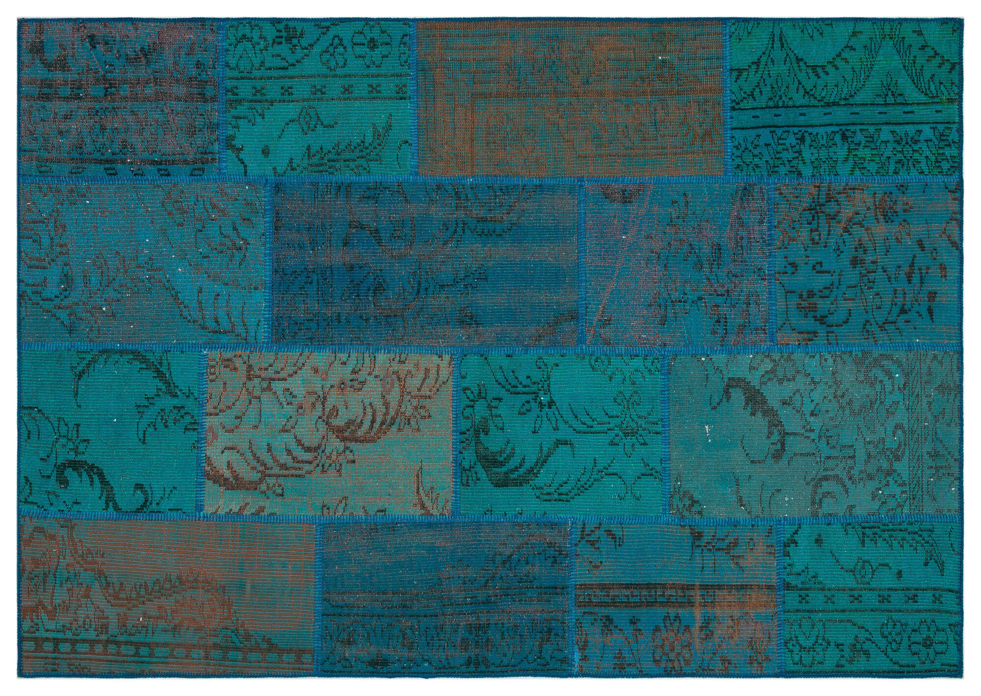 Apex Patchwork Unique Turkuaz 33940 160 cm X 230 cm