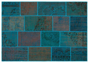 Apex Patchwork Unique Turkuaz 33944 160 cm X 230 cm (1)