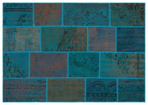 Apex Patchwork Unique Turkuaz 33944 160 cm X 230 cm - 1