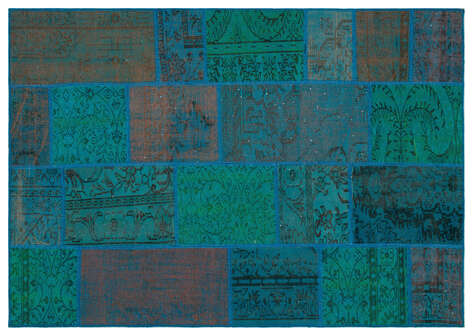 Apex Patchwork Unique Turkuaz 33945 160 cm X 230 cm - 1