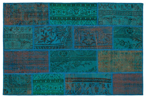 Apex Patchwork Unique Turkuaz 34146 120 cm X 181 cm - 1