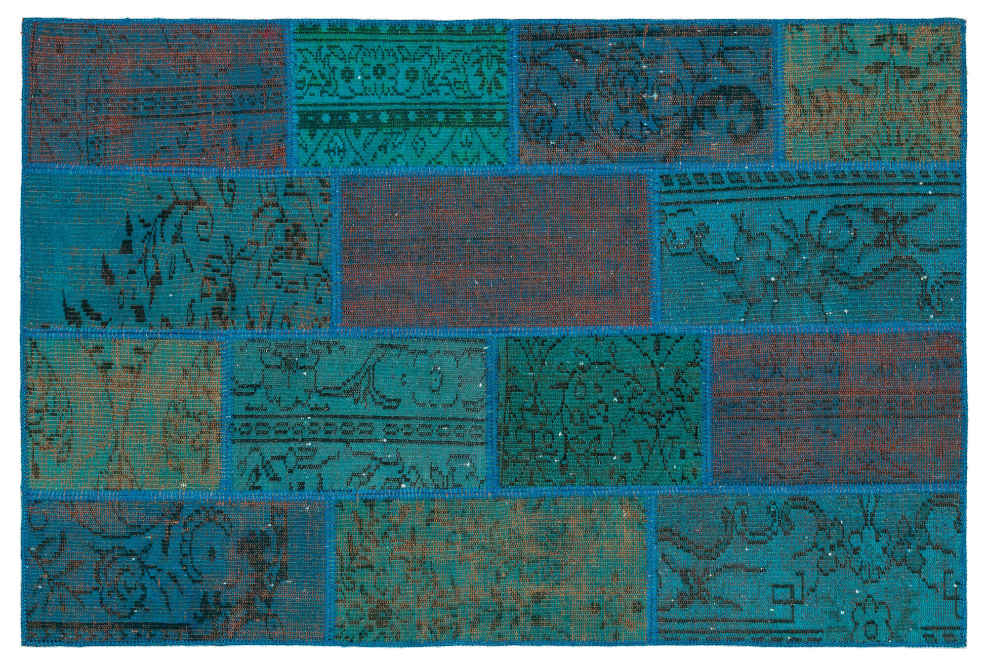 Apex Patchwork Unique Turkuaz 34155 122 cm X 183 cm