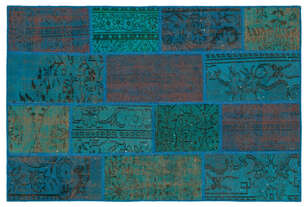 Apex Patchwork Unique Turkuaz 34155 122 cm X 183 cm (1)