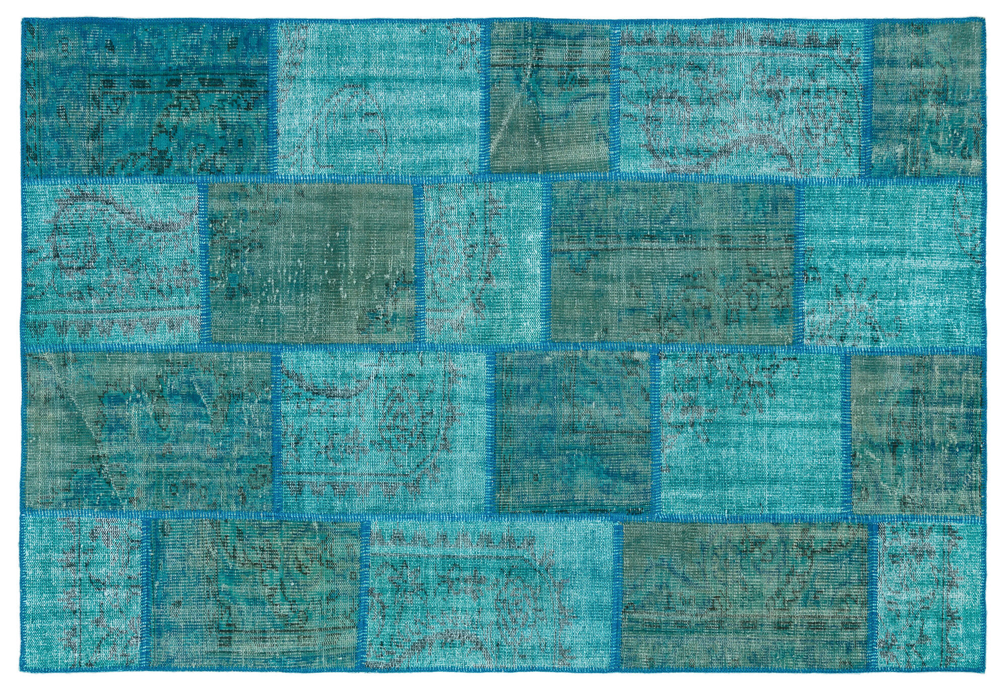 Apex Patchwork Unique Turkuaz 34168 158 cm X 233 cm