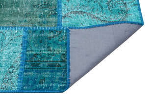 Apex Patchwork Unique Turkuaz 34168 158 cm X 233 cm (2)