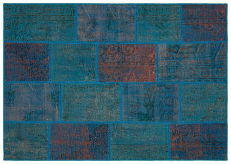 Apex Patchwork Unique Turkuaz 35472 162 cm X 230 cm - 1