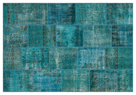 Apex Patchwork Unique Turkuaz 36505 161 cm X 233 cm - 1