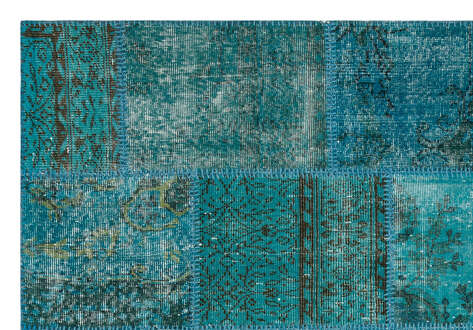 Apex Patchwork Unique Turkuaz 36505 161 cm X 233 cm - 4