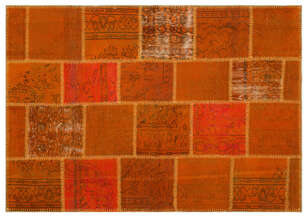 Apex Patchwork Unique Turuncu 22276 160 cm X 230 cm (1)