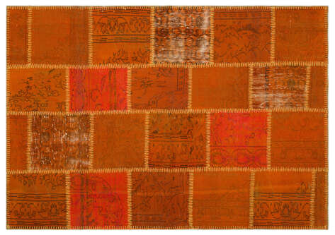 Apex Patchwork Unique Turuncu 22276 160 cm X 230 cm - 1