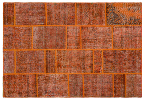 Apex Patchwork Unique Turuncu 25028 160 cm X 230 cm - 1