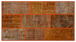 Apex Patchwork Unique Turuncu 26032 080 cm X 150 cm (1)