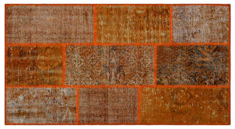 Apex Patchwork Unique Turuncu 26032 080 cm X 150 cm - 1