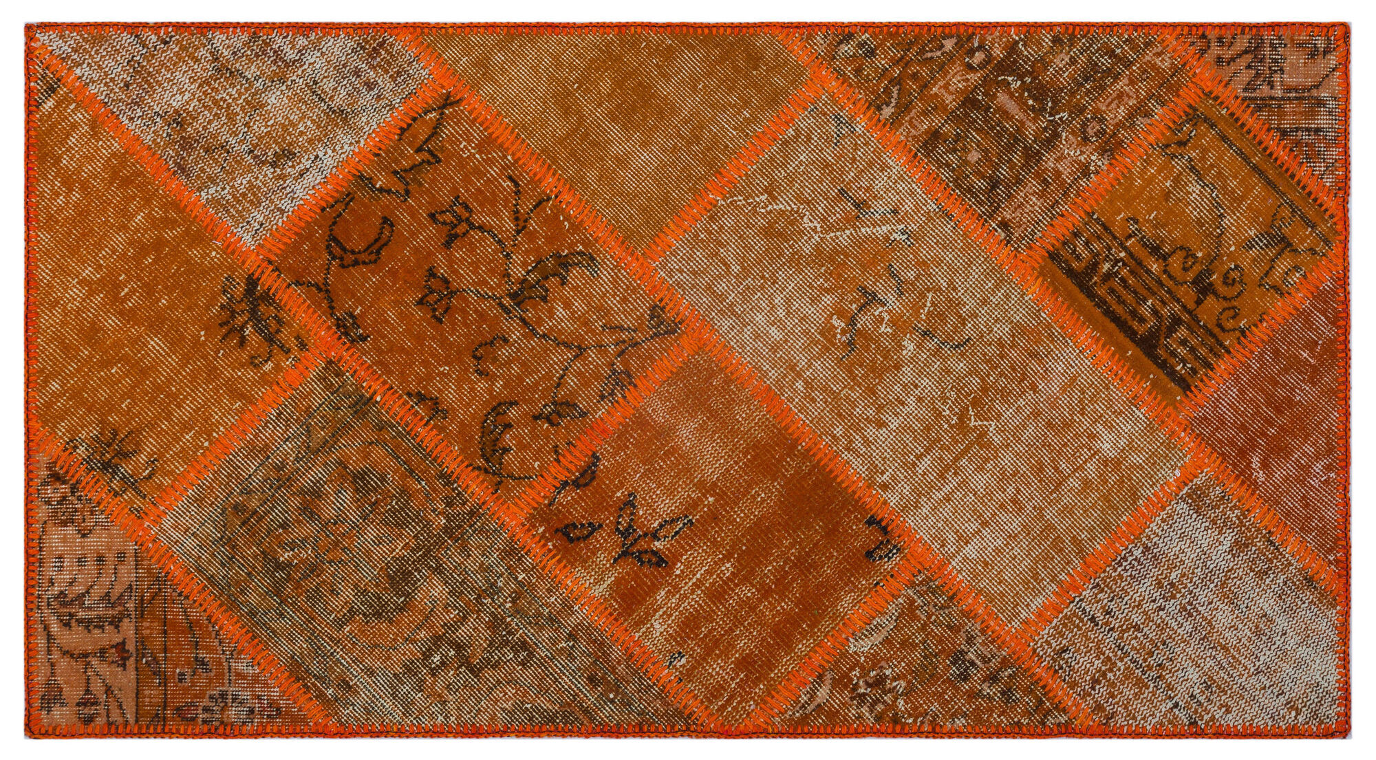 Apex Patchwork Unique Turuncu 26051 080 cm X 150 cm