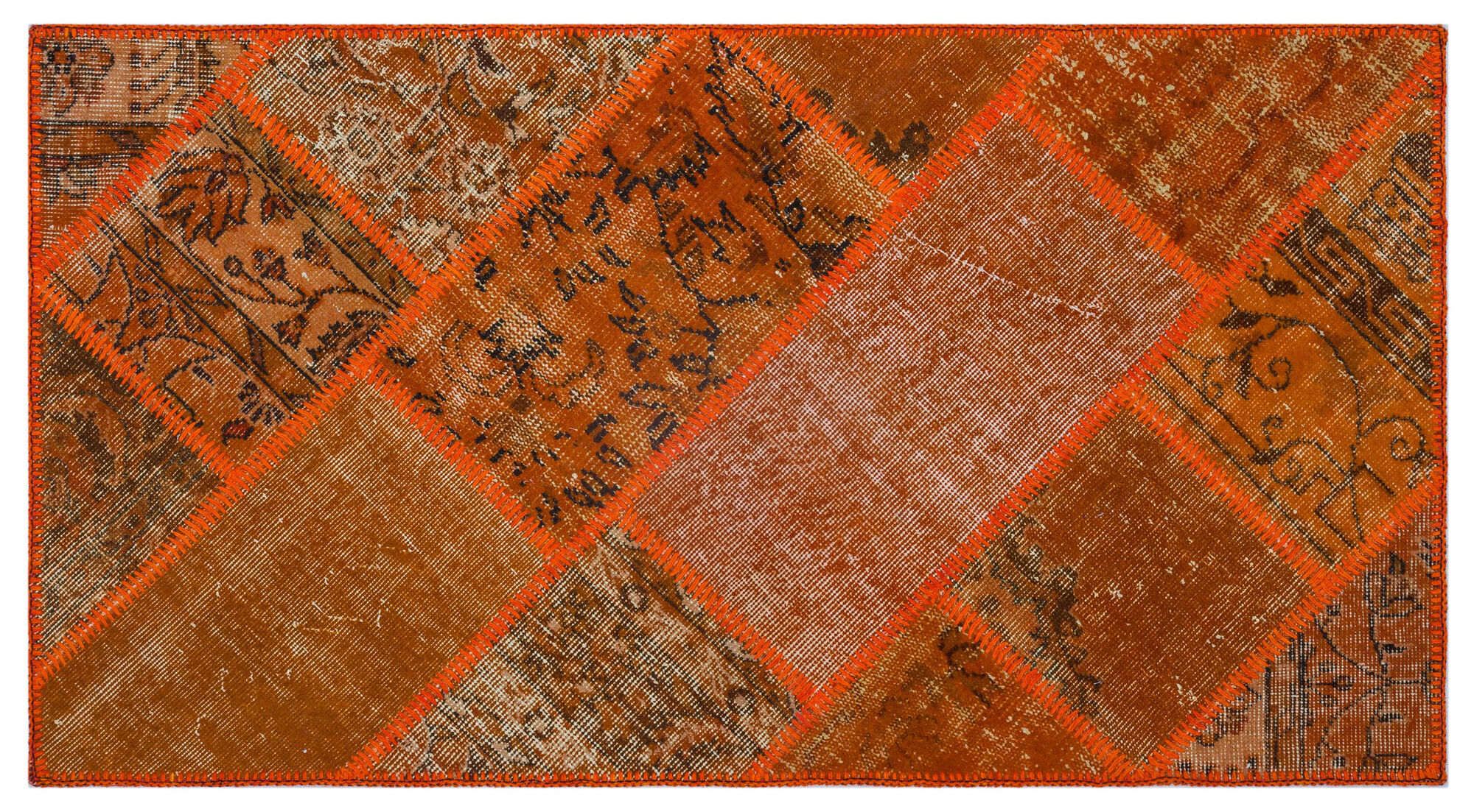 Apex Patchwork Unique Turuncu 26138 080 cm X 150 cm