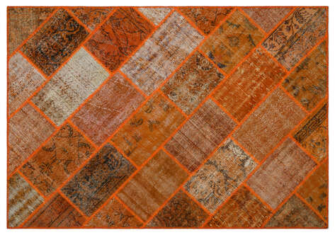 Apex Patchwork Unique Turuncu 26482 160 cm X 230 cm - 1