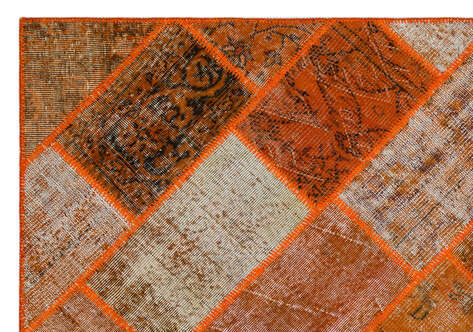 Apex Patchwork Unique Turuncu 26482 160 cm X 230 cm - 5