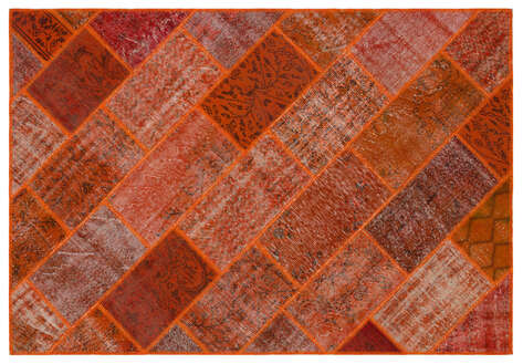 Apex Patchwork Unique Turuncu 31249 160 cm X 230 cm - 1