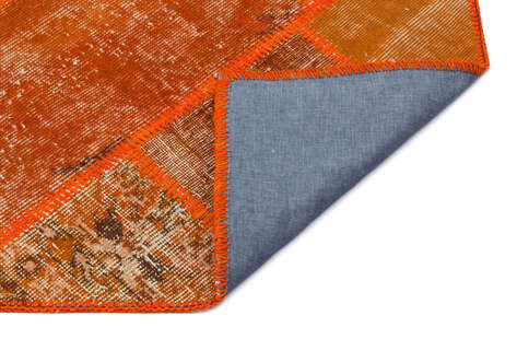 Apex Patchwork Unique Turuncu 31437 080 cm X 150 cm - 2